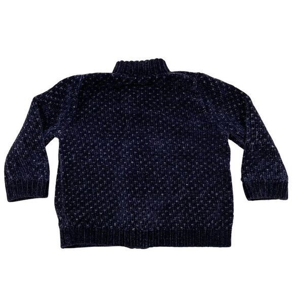 United Colors of Benetton Blue Full Zip Cardiagn Size 1-2 Years‎ - Picture 2 of 8
